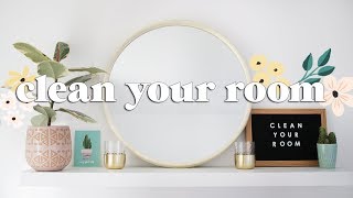 How to Deep Clean Your | Room Spring Cleaning 2018