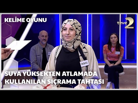 Suya Yüksekten Atlamada Kullanılan Sıçrama Tahtası | Kelime Oyunu