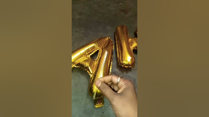 how to remove air from foil balloon#shorts