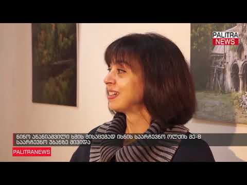 ნინო ანანიაშვილი ხმის მისაცემად ისნის საარჩევნო ოლქის მე-8 საარჩევნო უბანზე მივიდა