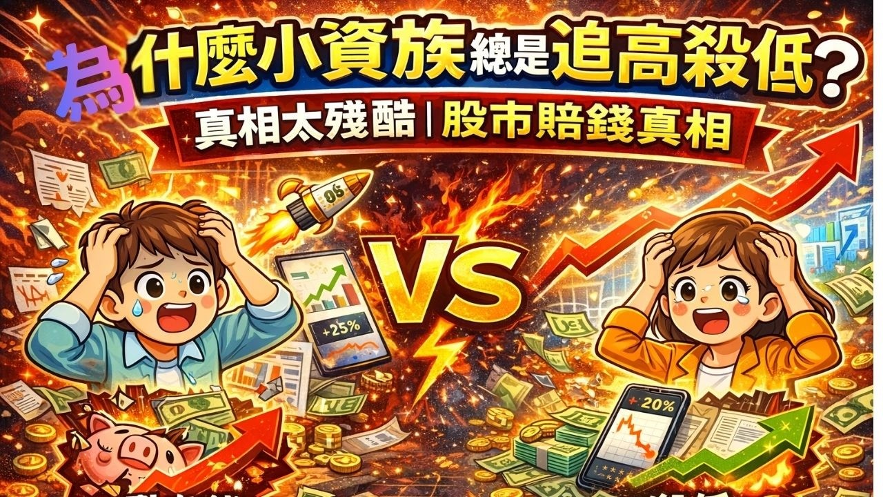 為什麼小資族總是追高殺低？真相太殘酷 | 股市賠錢真相