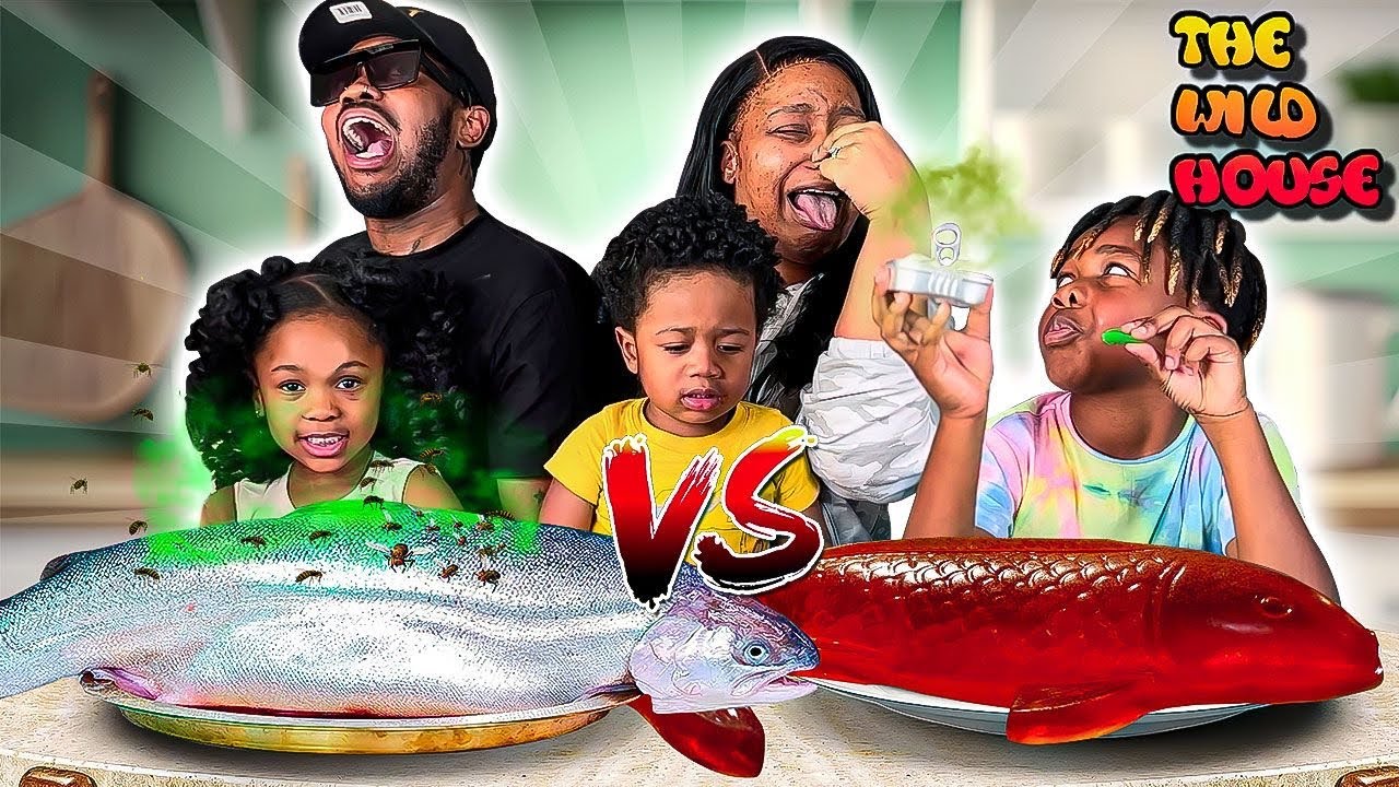 THE WILD HOUSE | REAL FOOD VS GUMMY FOOD