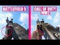 Battlefield 5 vs Call of Duty WW2 Weapons Comparison