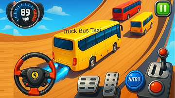 Crazy Bus Mega Ramp Impossible Racing Bus Stunts Impossible Tracks  Android Gameplay Video P-02