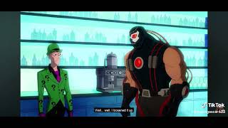 Penguin and mr freeze and riddler two face bane