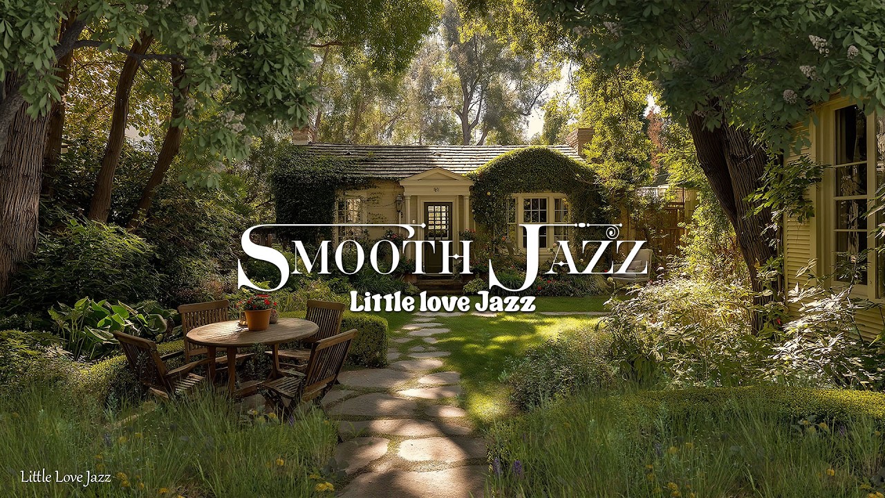 Soft Jazz In Quiet Sunlight Ambience 🌿 Cafe Garden Music For Study, Reading | Relaxing Jazz
