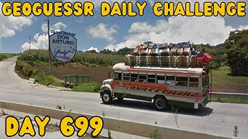 A great thumbnail! Geoguessr daily challenge day 699!