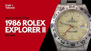 1986 Rolex Explorer II Ref. 16550