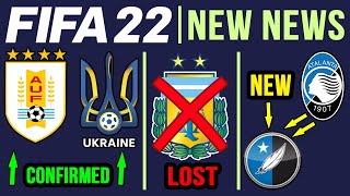 FIFA 22 NEWS & LEAKS | NEW AND LOST LICENSES - CONFIRMED National Teams, Clubs & More