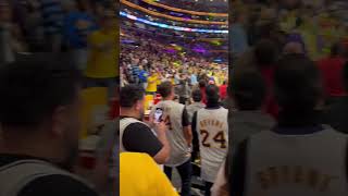 Lebron James coming out of Tunnel. Crypto Arena section 117 Row F. Los Angeles Lakers #lakers