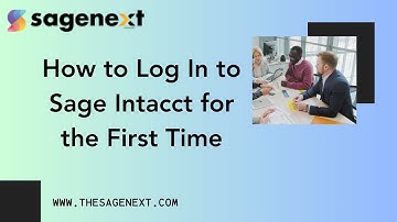 Log In or Sign In to Your Sage Intacct - Sagenext