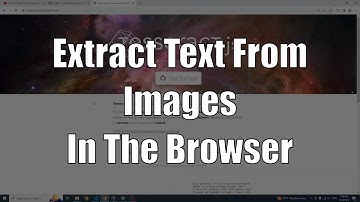 Extract Text From Images in the Browser (Using Tesseract OCR)