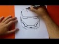 Como dibujar a iron man paso a paso | How to draw iron man