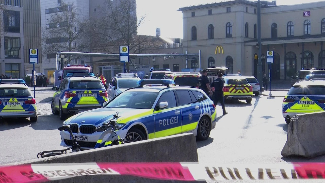 Bombendrohung am Hauptbahnhof Augsburg – Großeinsatz der Polizei