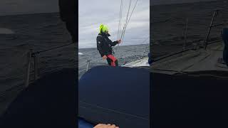 Tough passage between Greenland and Iceland