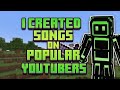 I created songs on popular youtubers 🥶💀 ft: @ProBoiz95 , @SenpaiSpider @Technoblade 