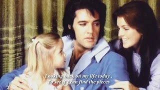 Elvis Presley - Pieces of My Life (Undubbed ) with home movies & lyrics chords