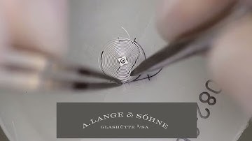 Tino Bobe about the inhouse balance spring production (voice over in English)