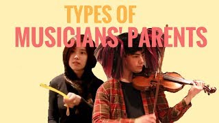 Types of musicians' parents