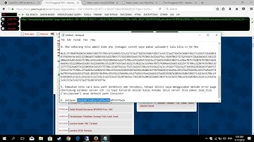 Tutorial SQL Into Outfile (WIN) (Root file priv)