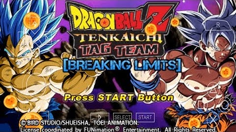 NEW DBZ TTT BREAKING LIMITS MOD ISO PSP WITH HD MENU DOWNLOAD.....
