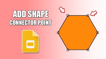How to add connector point to a shape in google slides