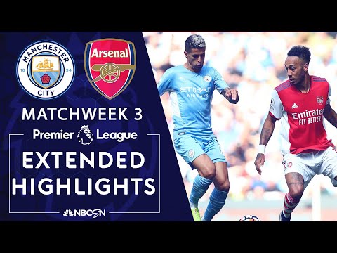 Manchester City v. Arsenal | PREMIER LEAGUE HIGHLIGHTS | 8/28/2021 | NBC Sports