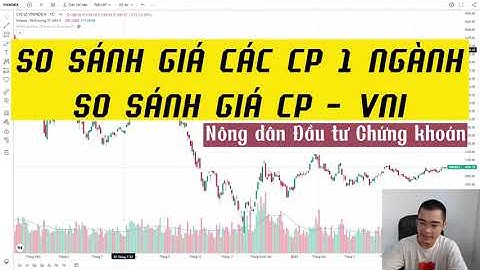 So sánh biểu đồ cổ phiếu với vnindex