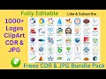 1000+ Logos | ClipArts | colored Logo | Bundle Pack | Free | SnipArt | Fully Editable