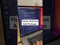 Flutter VSCode ShortCut To Add Packages #flutter #vscode