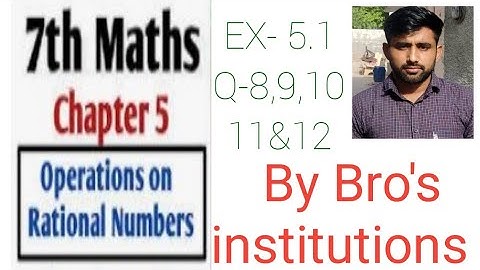 Class 7 | Maths RD Sharma | Ex - 5.2 | Q - 8 , 9 , 10 , 11 and 12 |