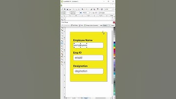 "Print Merge in CorelDRAW: Quick & Easy Tutorial!" #CorelDRAW #printmerge #designtips