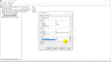 MSSQL Server: Sửa lỗi không thể kết nối localhost cổng 1433.
