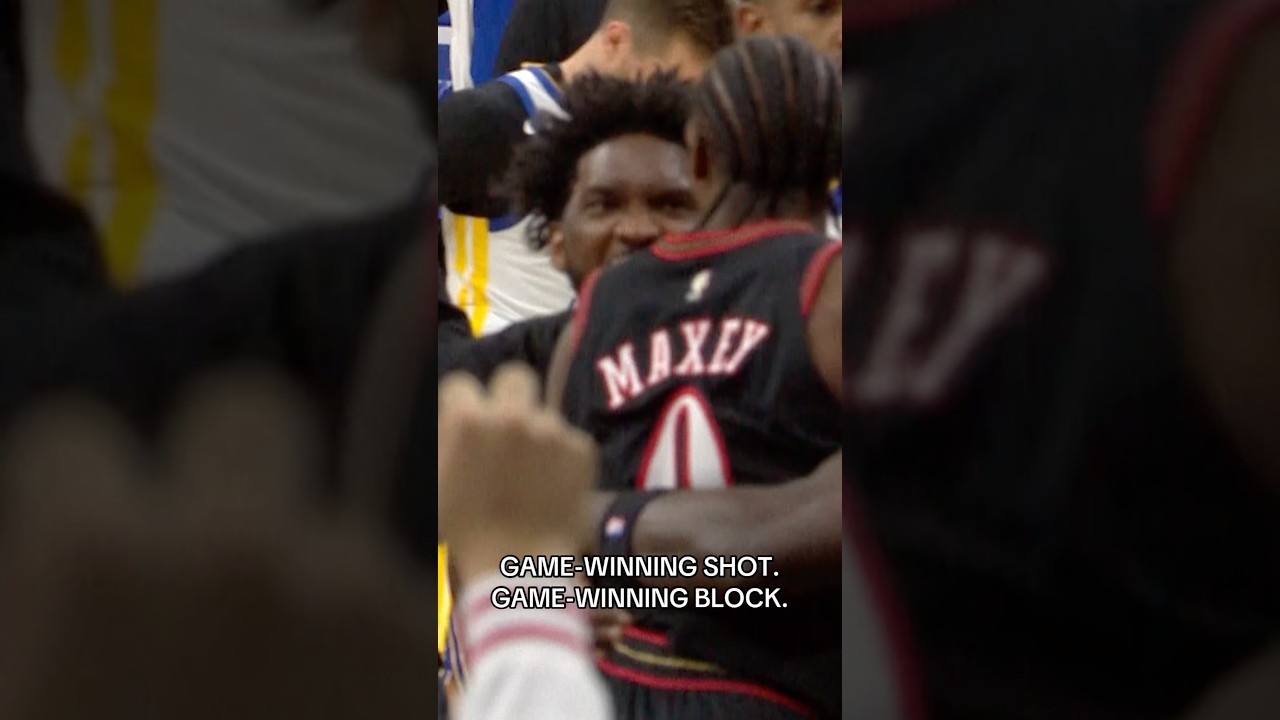 BLOCKED BY MAXEY! 🗣️