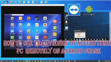 How to Use TeamViewer To Access Home  PC  Remotely On Android Phone