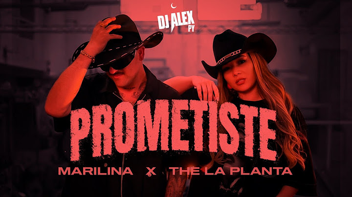 PROMETISTE (REMIX) - THE LA PLANTA , MARILINA - DJ ALEX PY