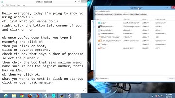 How To Optimize Windows 8 (NO SOFTWARE NEEDED)