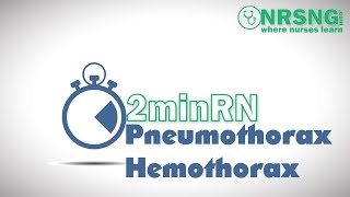 Pneumo and Hemothorax | Nursing Care for NCLEX