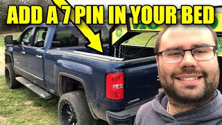 ADD 7 PIN TRAILER CONNECTOR IN YOUR BED | HOW TO