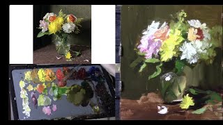 How to paint Spring Flowers: Full Oil Painting Demonstration