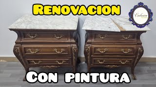 RENEWAL of Bedroom Tables with PAINTING