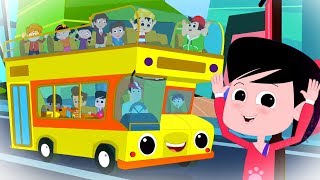 wheels on the bus nursery rhymes for children kids songs for babies