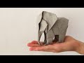 Origami elephant tutorial