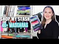 HUGE MASCARA MAKEUP COLLECTION + MINI REVIEWS  | SHOP MY STASH MARCH 2021 | BEST & WORST MASCARAS