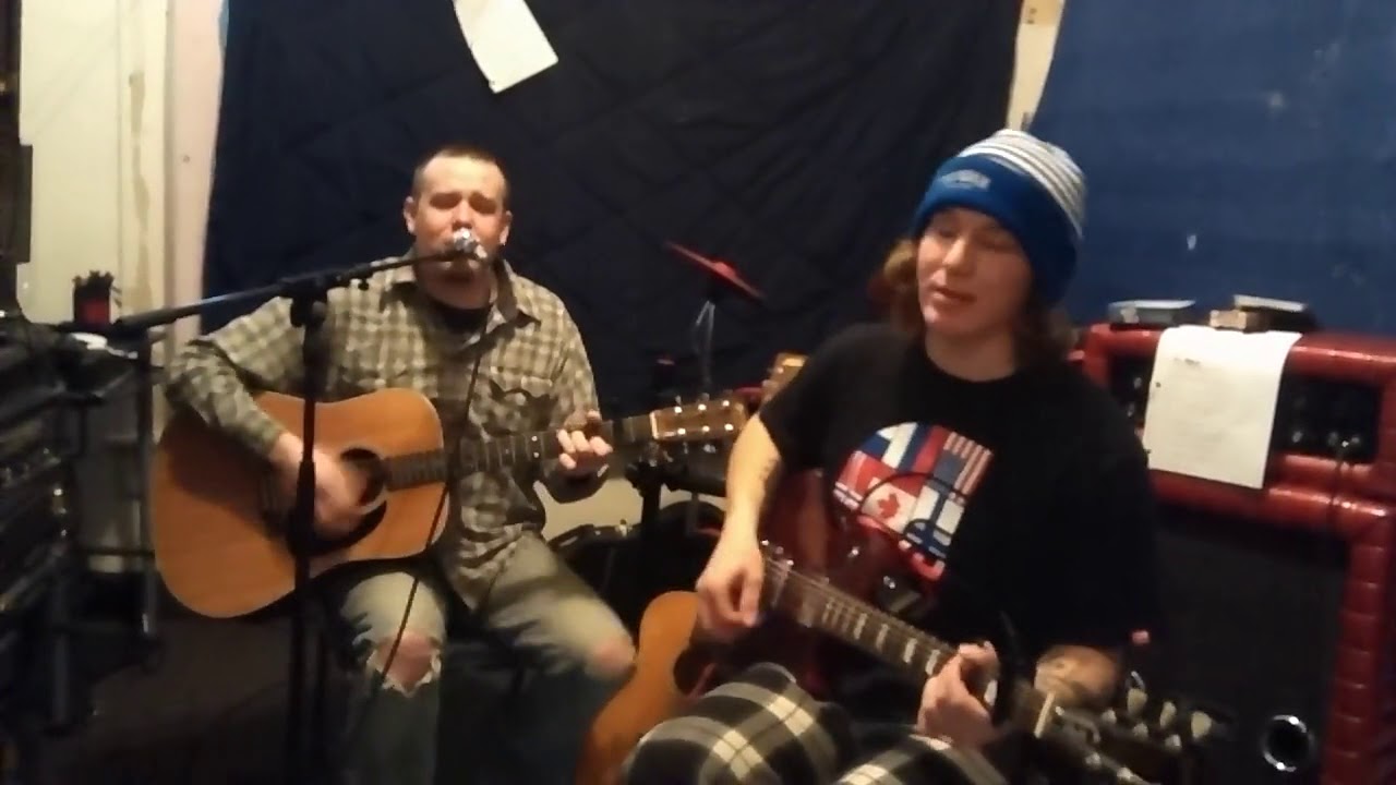 Justin Allen singing original song (Something In The Way) live ...