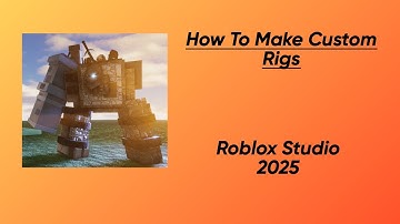 Roblox Studio (2025) how to make custom rig R6