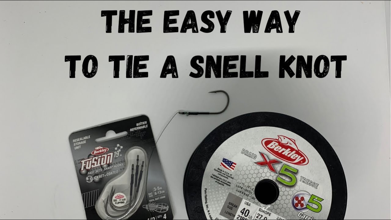 How To Tie A Snell Knot: The Best Knot For Flipping Heavy Cover 