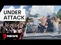 Police attacked as hundreds attend outofcontrol meetup in logan  7 news australia