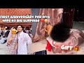 First Anniversary per Diya Wife ko Surprise Gift 🎁❤️|| @jatyashkumar vlogs…