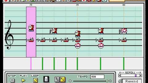 Chrono Trigger~ Burn! Bobonga! (In Mario Paint Composer)